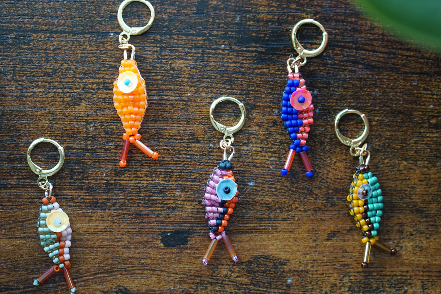 Weird fishes stitch markers