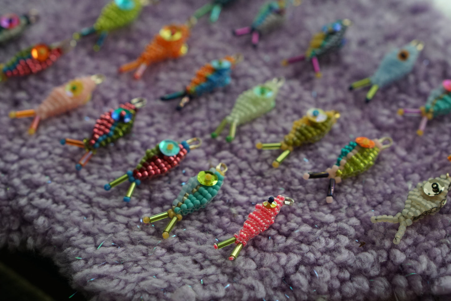 Weird fishes stitch markers