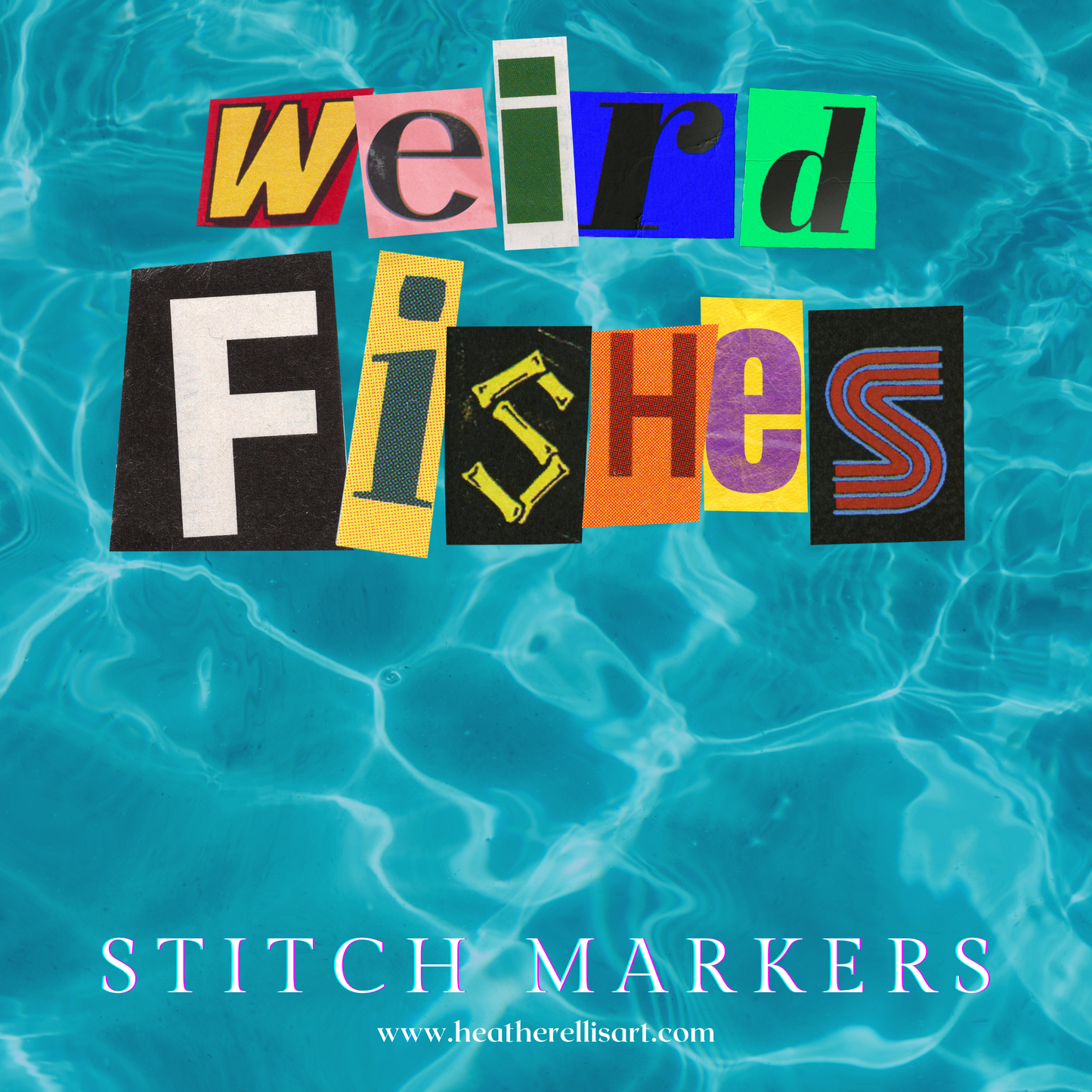 Weird fishes stitch markers