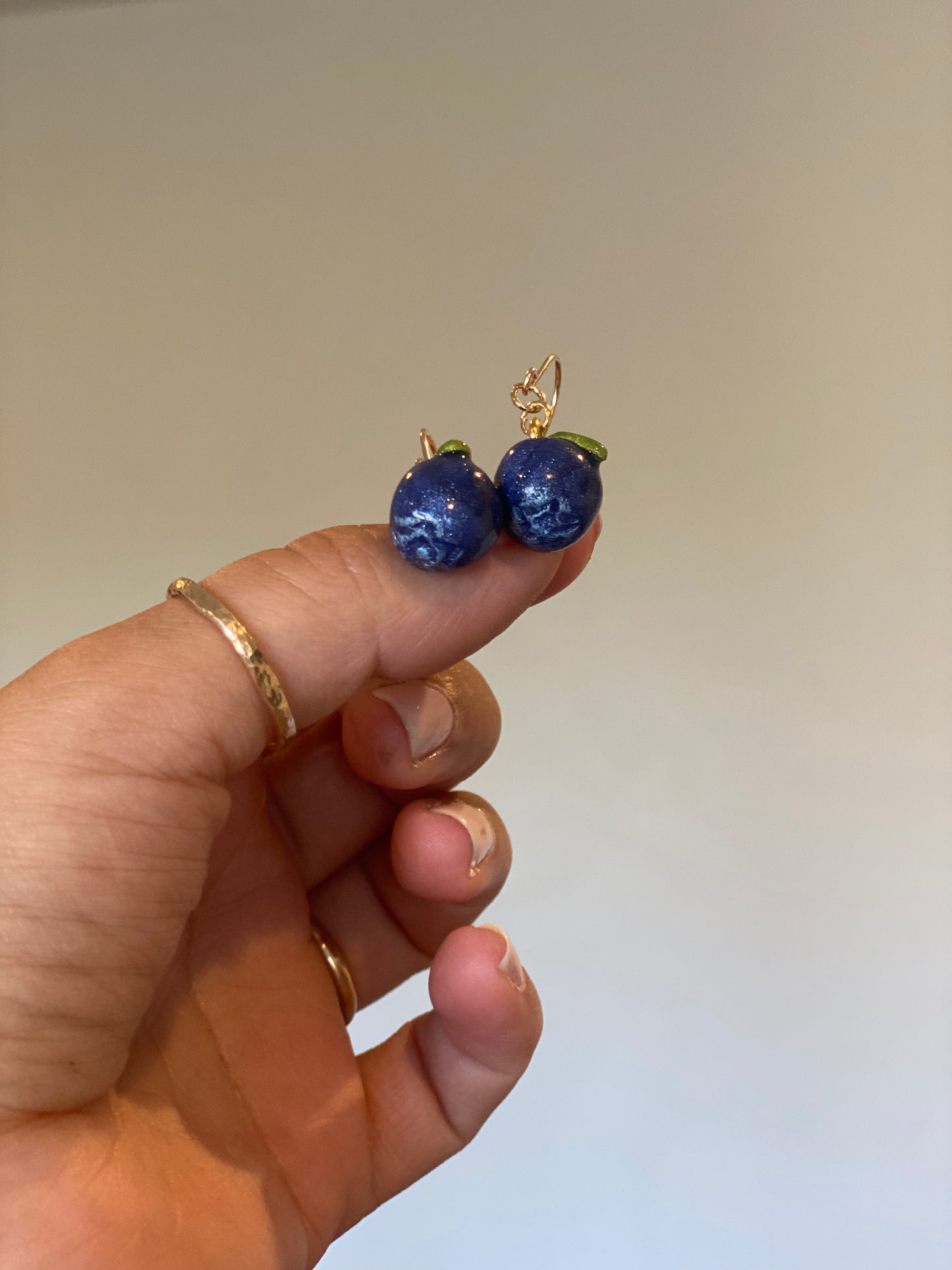 Blueberry earrings
