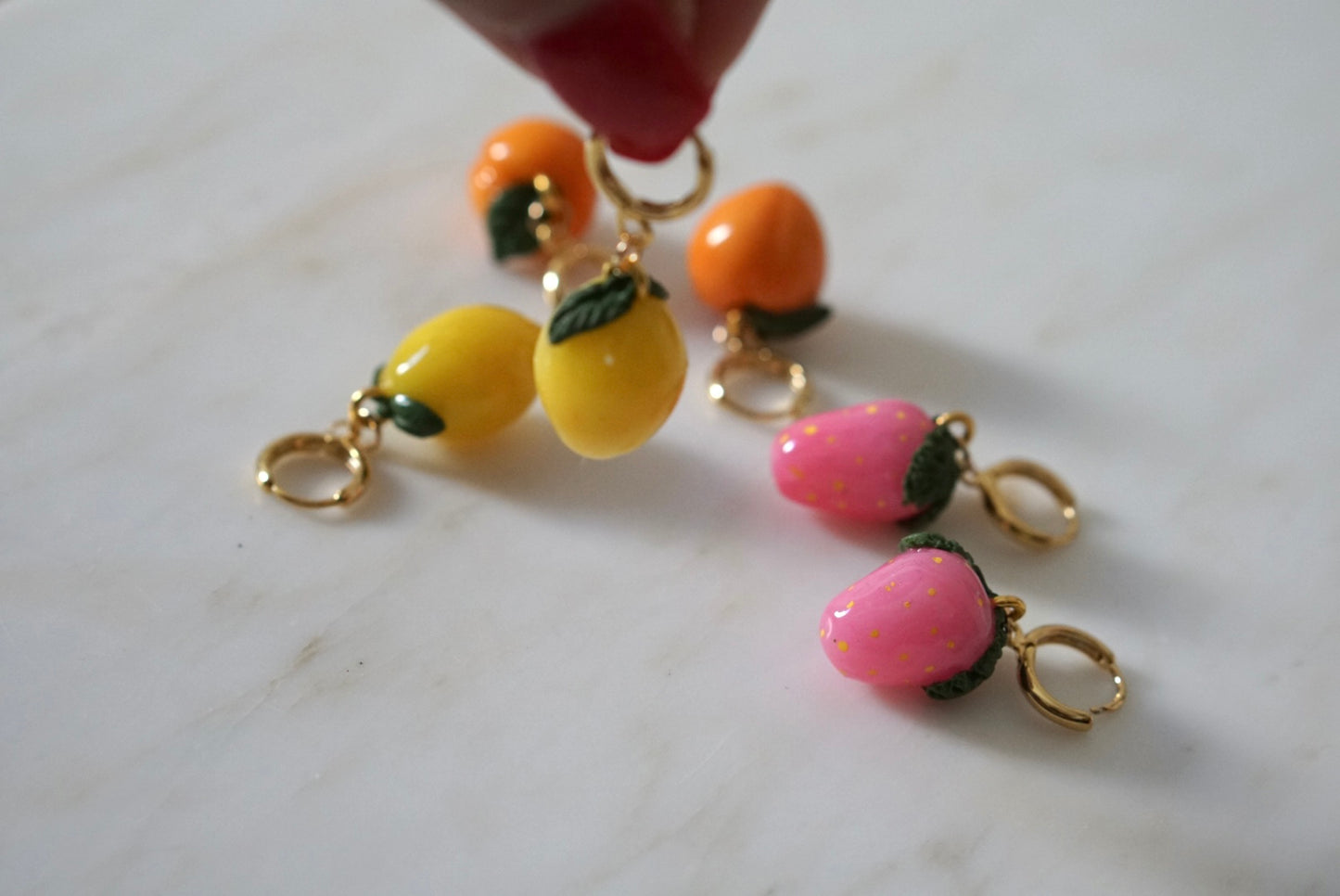 Lemon earrings
