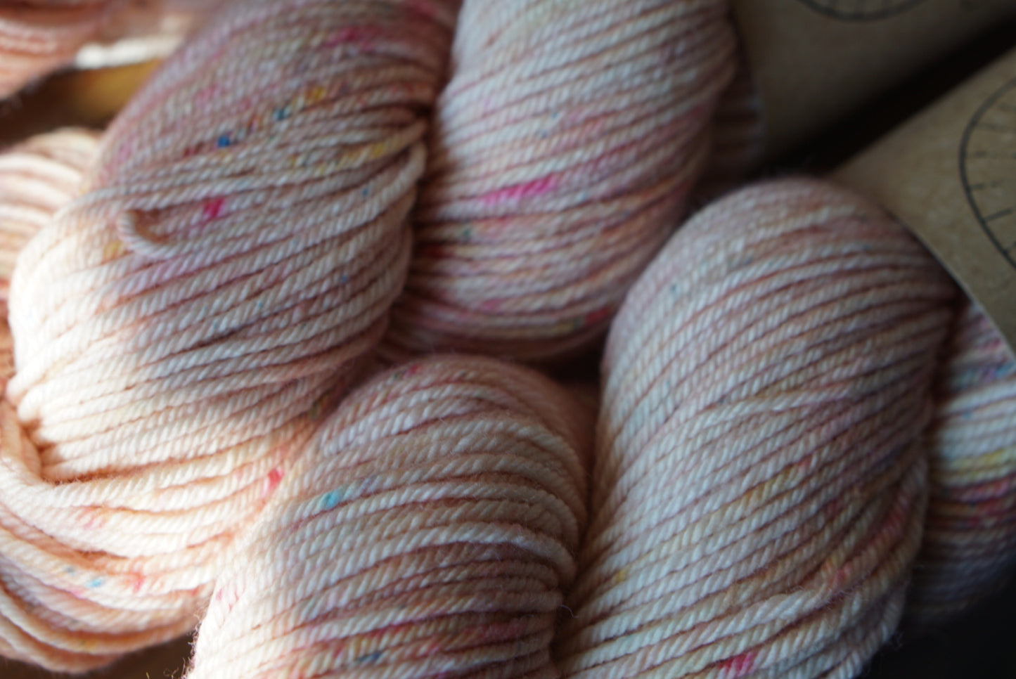 superwash worsted weight yarn // Salt Lamp //