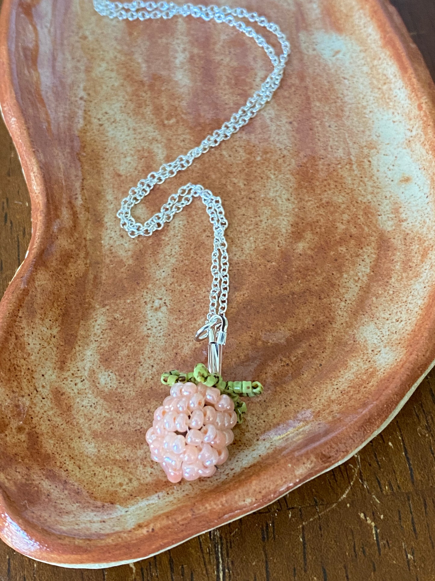 Beaded cloud berry necklace