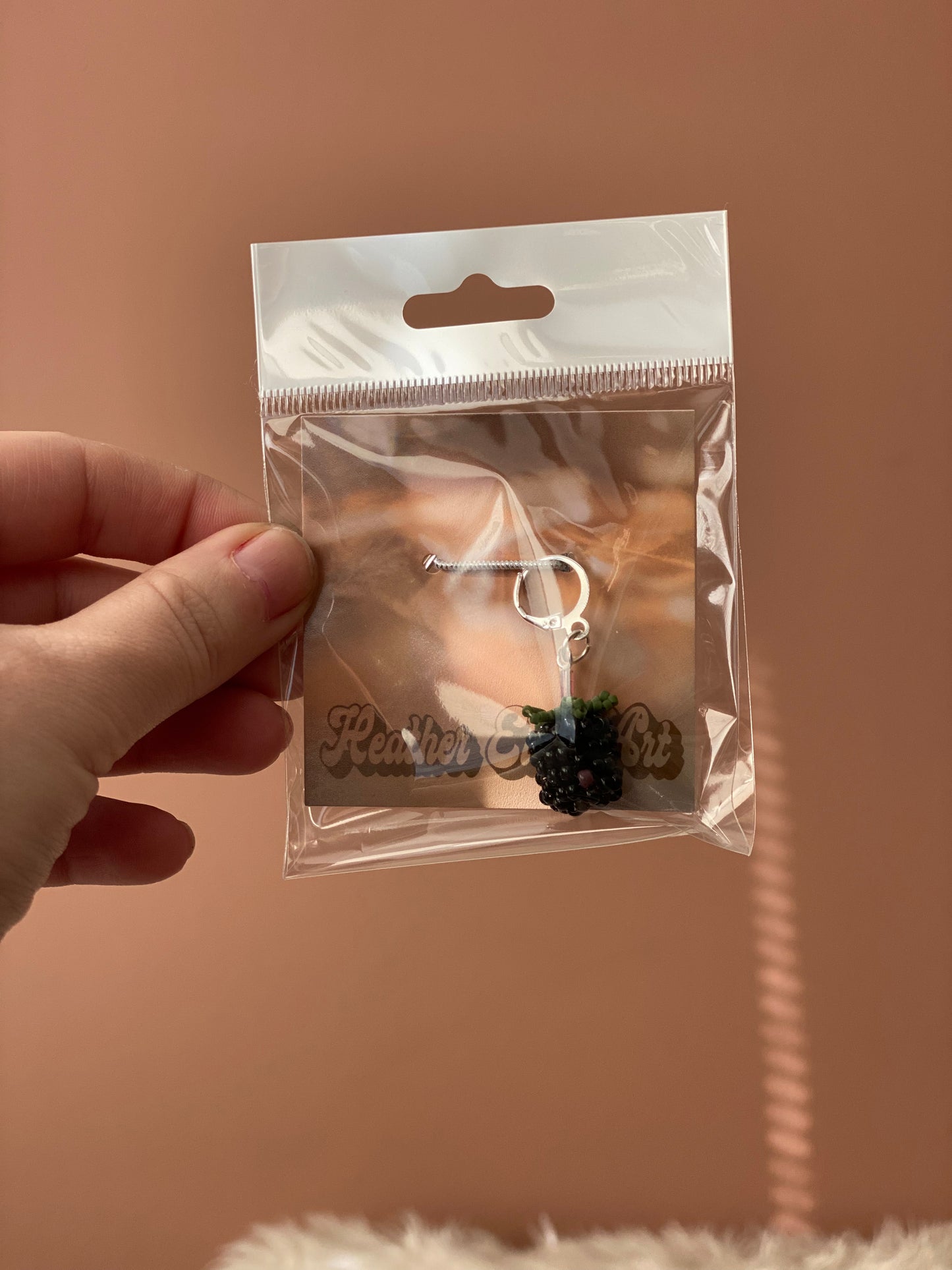 Beaded berry stitch markers