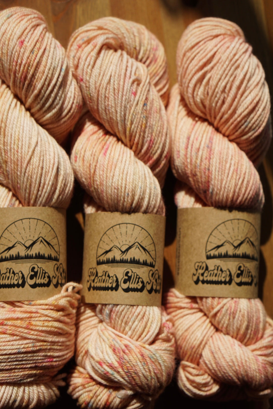 superwash worsted weight yarn // Salt Lamp //