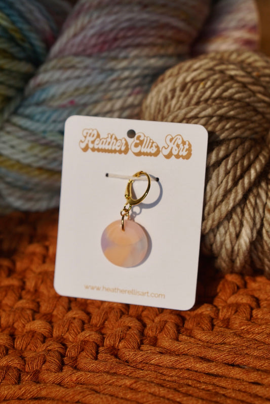 Clay stitch marker