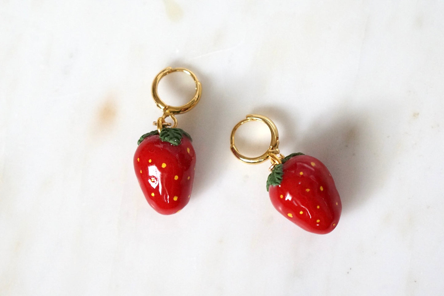Strawberry earrings
