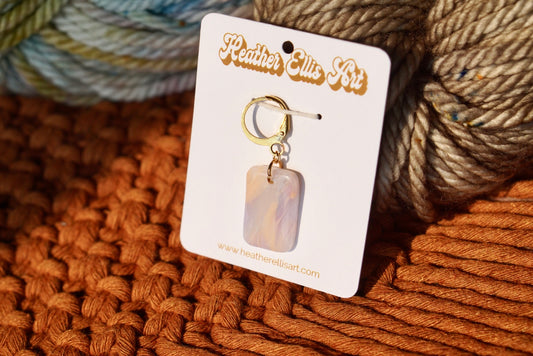 Clay stitch marker