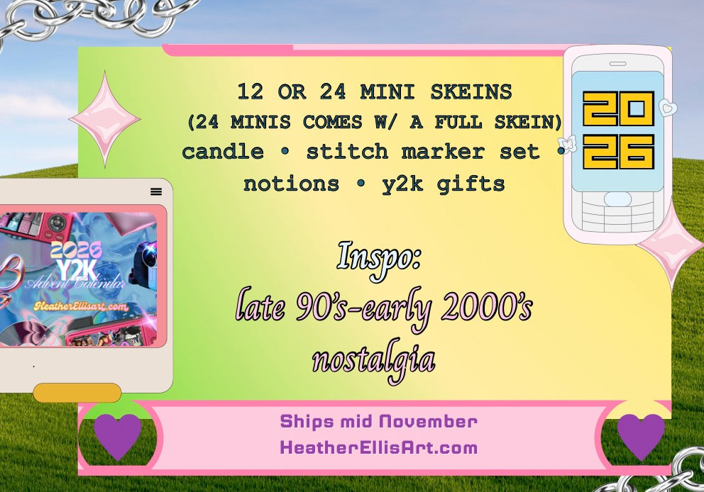 PRE-ORDER 2026 mini skein advent