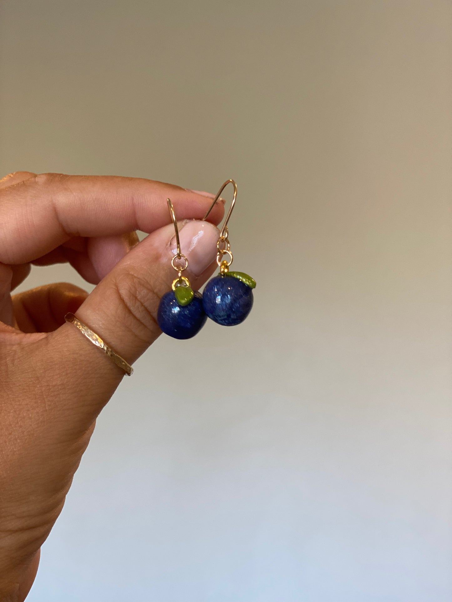 Blueberry earrings