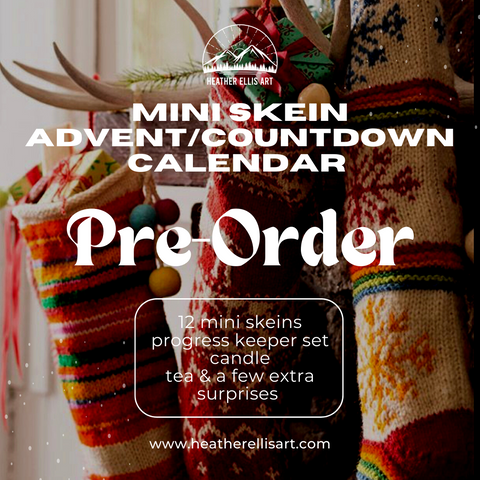 PRE-ORDER // HOLIDAY AT THE CABIN YARN ADVENT //