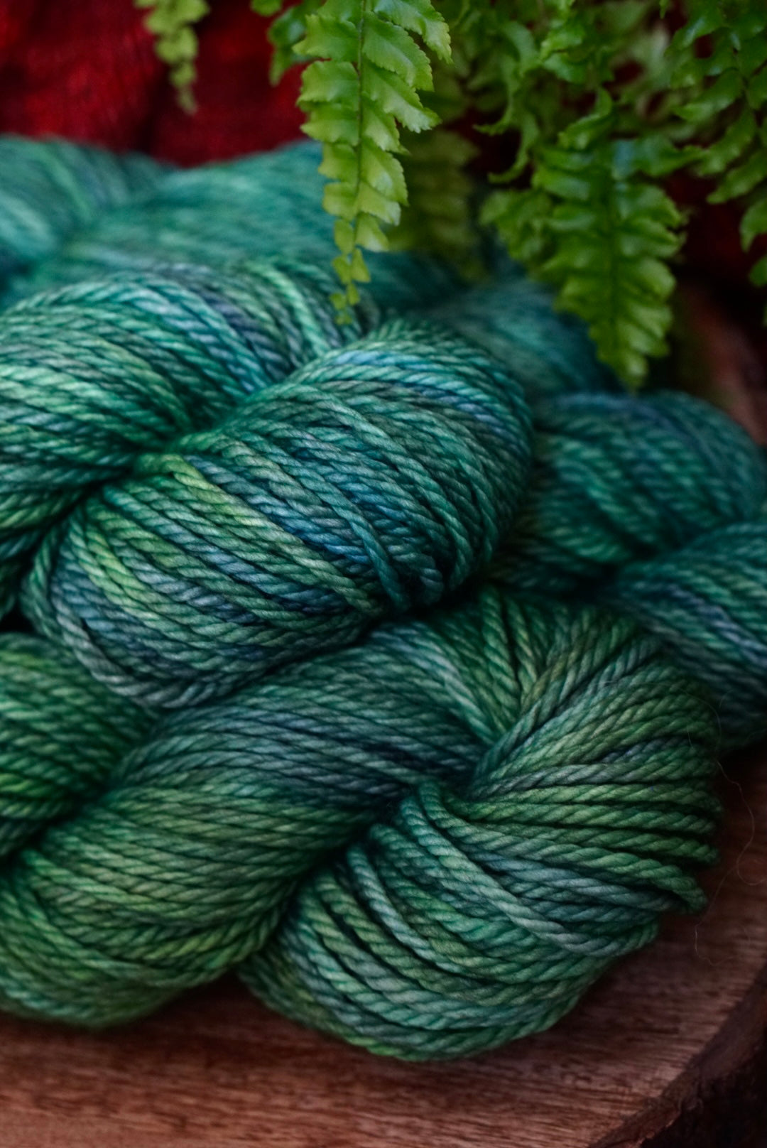 100% superwash merino bulky weight yarn // Monstera //