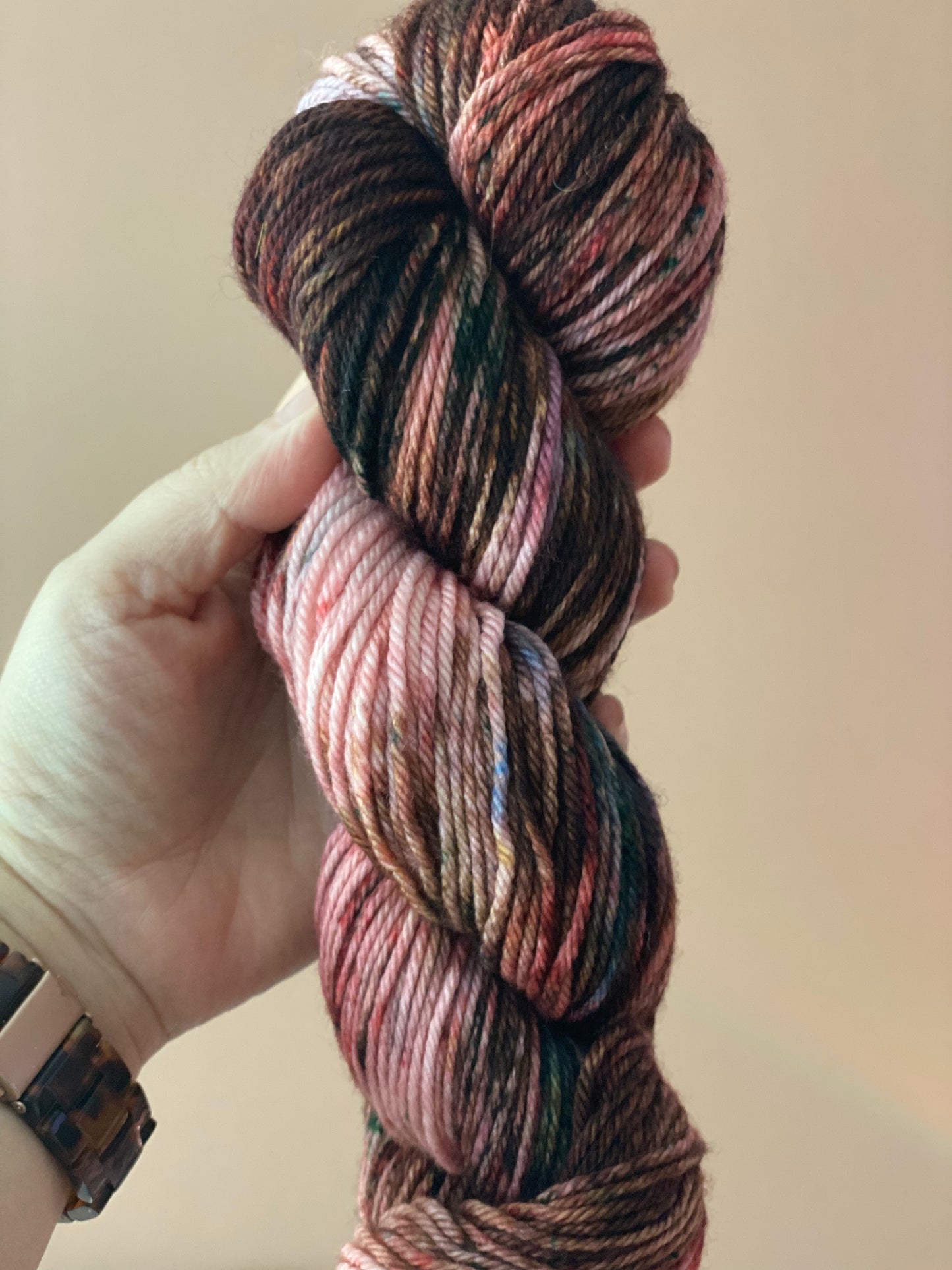 superwash worsted weight yarn // stay awhile//