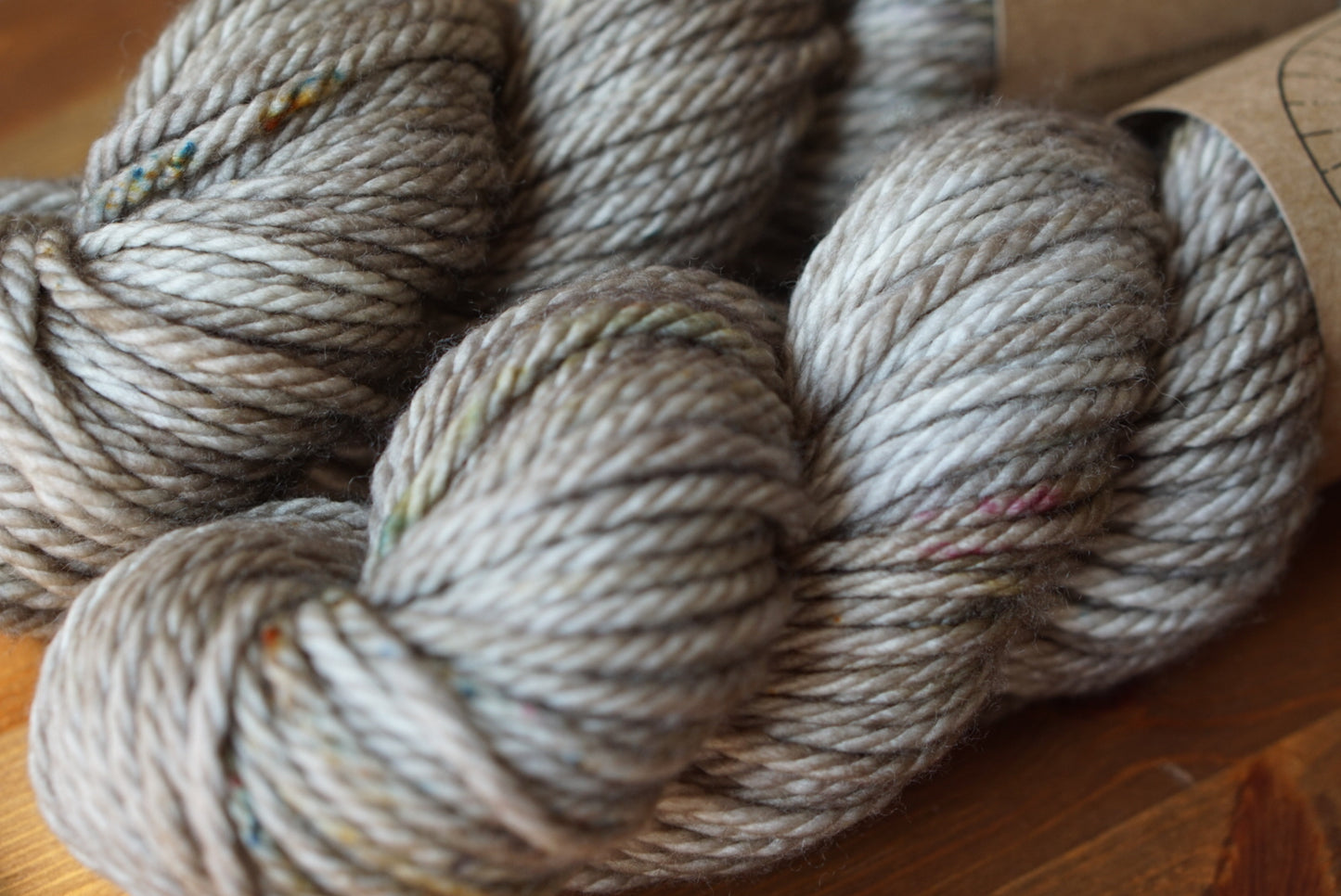 100% superwash merino bulky weight yarn // Driftwood //