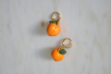 Peach earrings