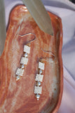 Beaded pearl earrings