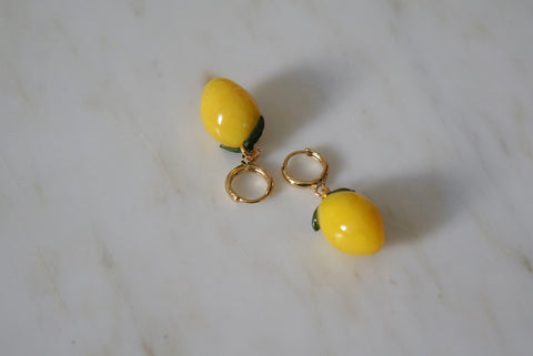 Lemon earrings