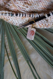 Dried palms stitch marker in Wheat