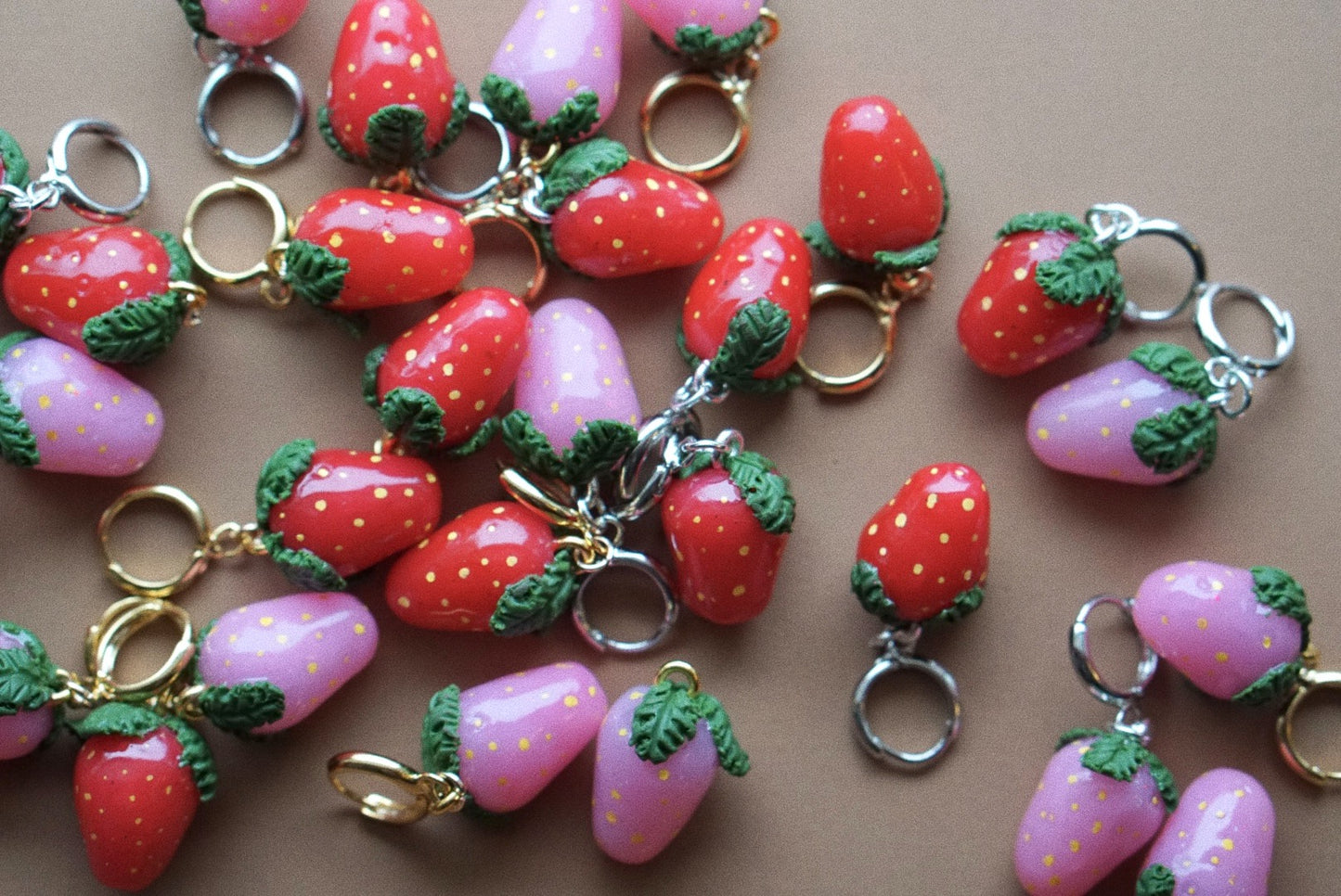 Strawberry earrings