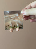 Beaded cloud berry earrings
