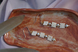 Beaded pearl earrings
