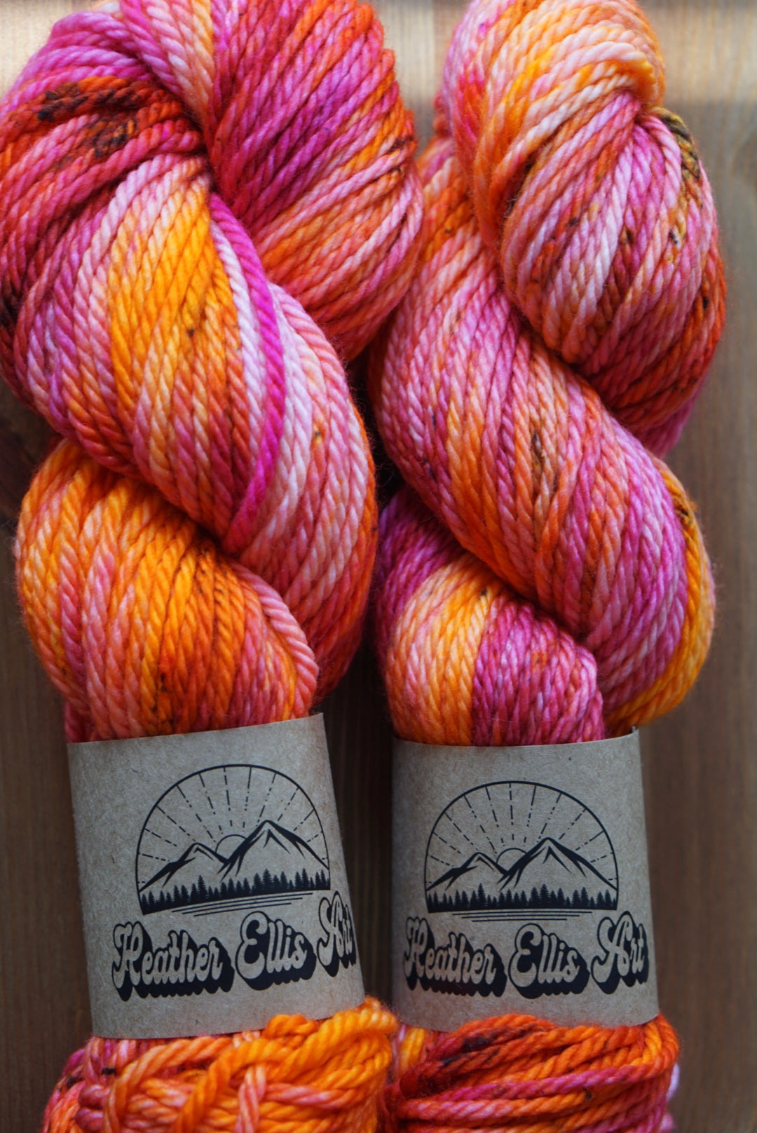 100% superwash merino bulky weight yarn // Sangria //