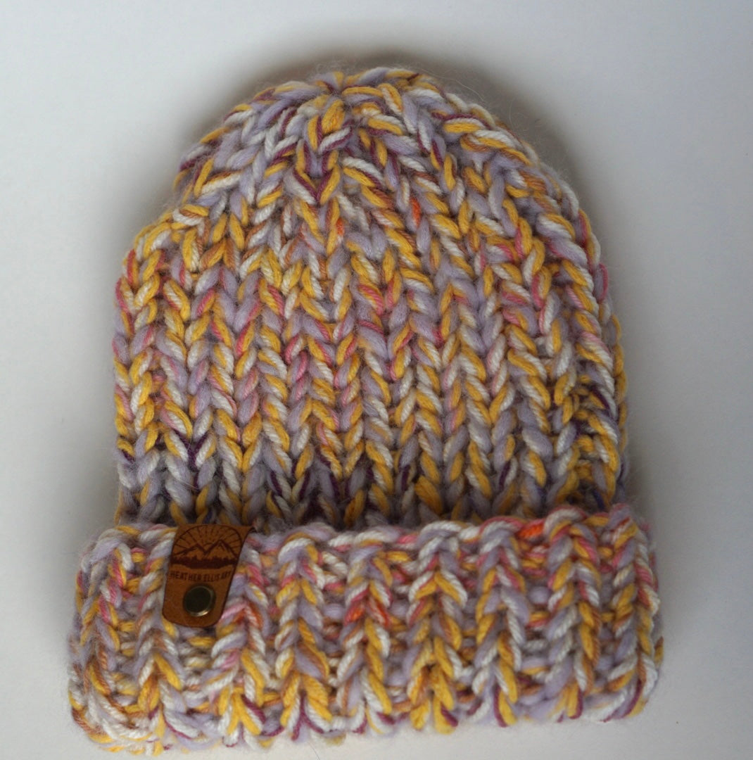 Chunky knit hat