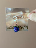 Beaded berry stitch markers