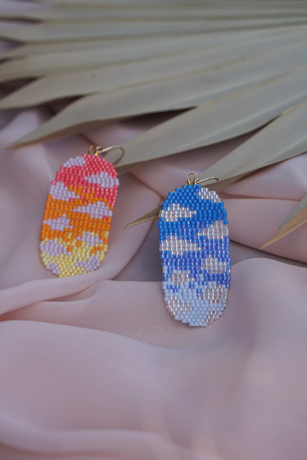 Sunrise/sunset earrings